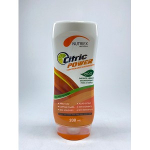 SABONETE LIQUIDO DESENGR C/ESFOLE CITRIC POWER 200ML NUTRIEX